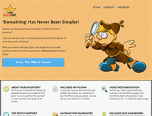 Tablet Screenshot of domainclout.com